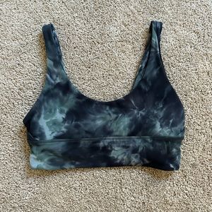 lululemon align reversible bra size 10 - diamond dye silver blue tidewater teal